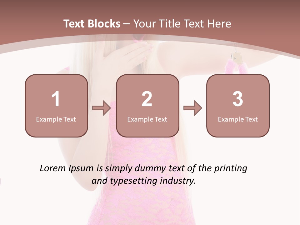 Fashion Cuffs Lovely PowerPoint Template