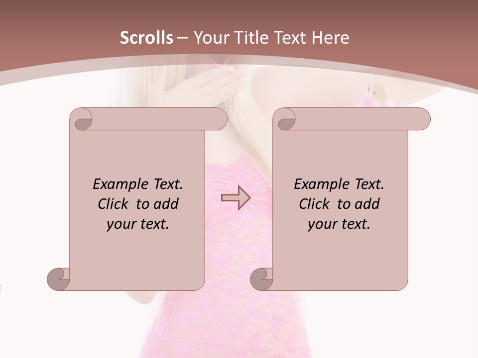 Fashion Cuffs Lovely PowerPoint Template