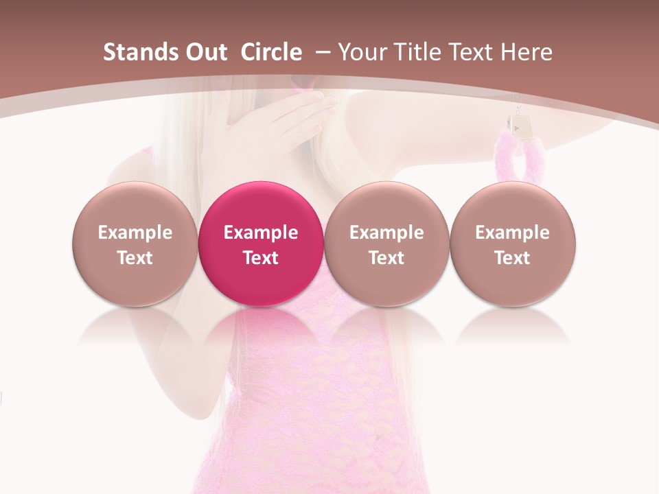 Fashion Cuffs Lovely PowerPoint Template