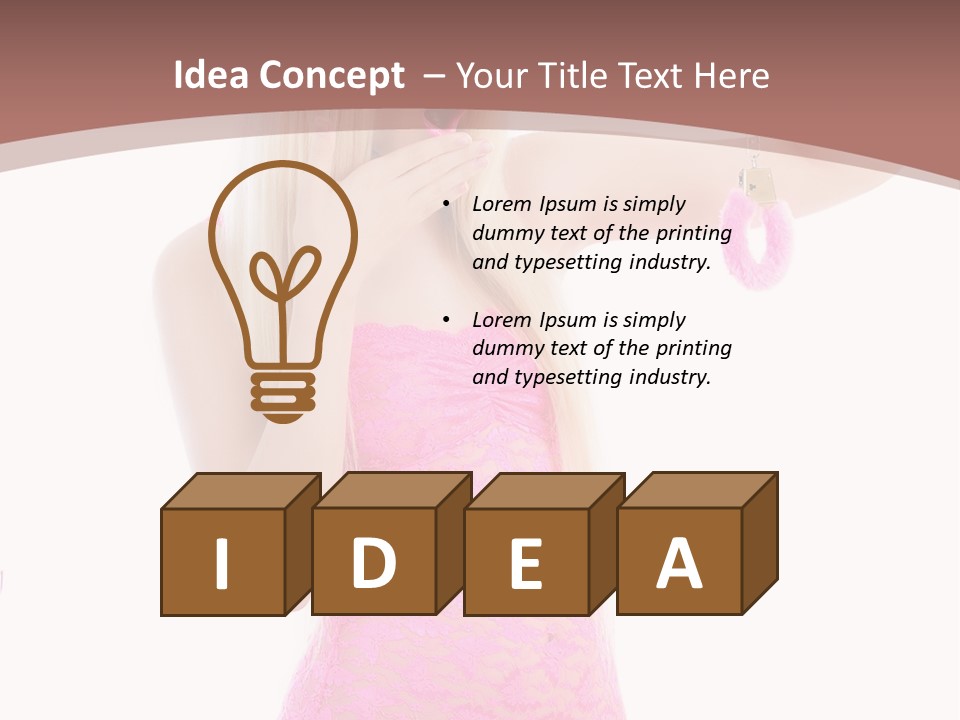 Fashion Cuffs Lovely PowerPoint Template