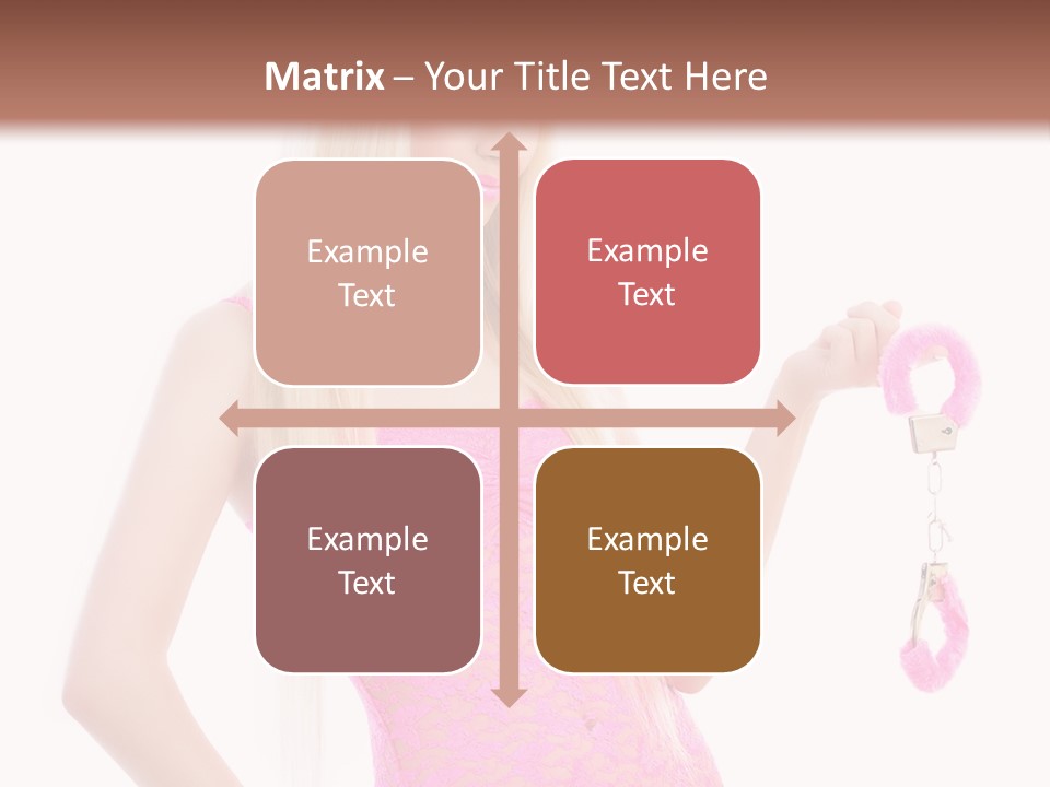 Cuffs Bowtie Natural PowerPoint Template