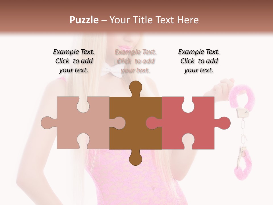 Cuffs Bowtie Natural PowerPoint Template