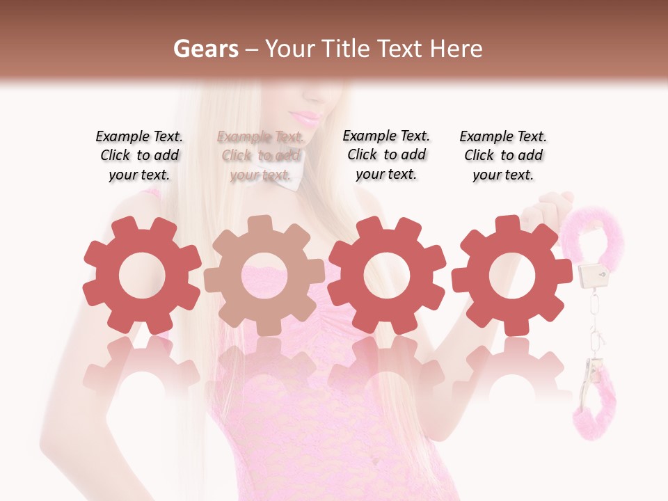 Cuffs Bowtie Natural PowerPoint Template