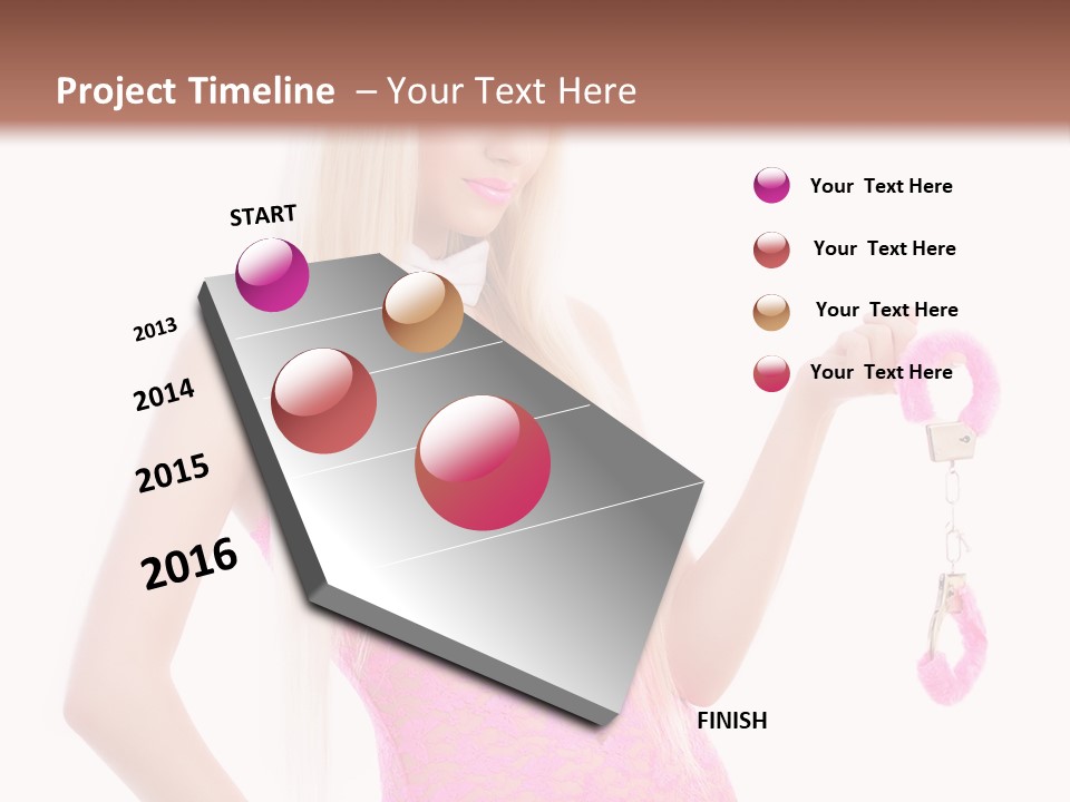 Cuffs Bowtie Natural PowerPoint Template