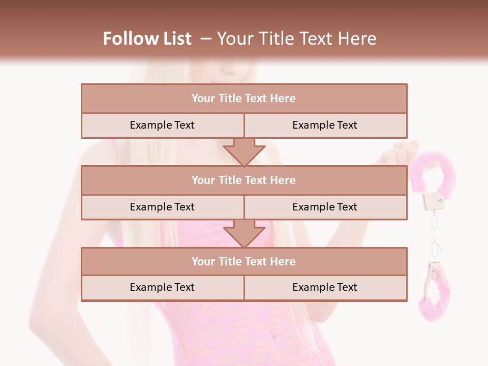 Cuffs Bowtie Natural PowerPoint Template