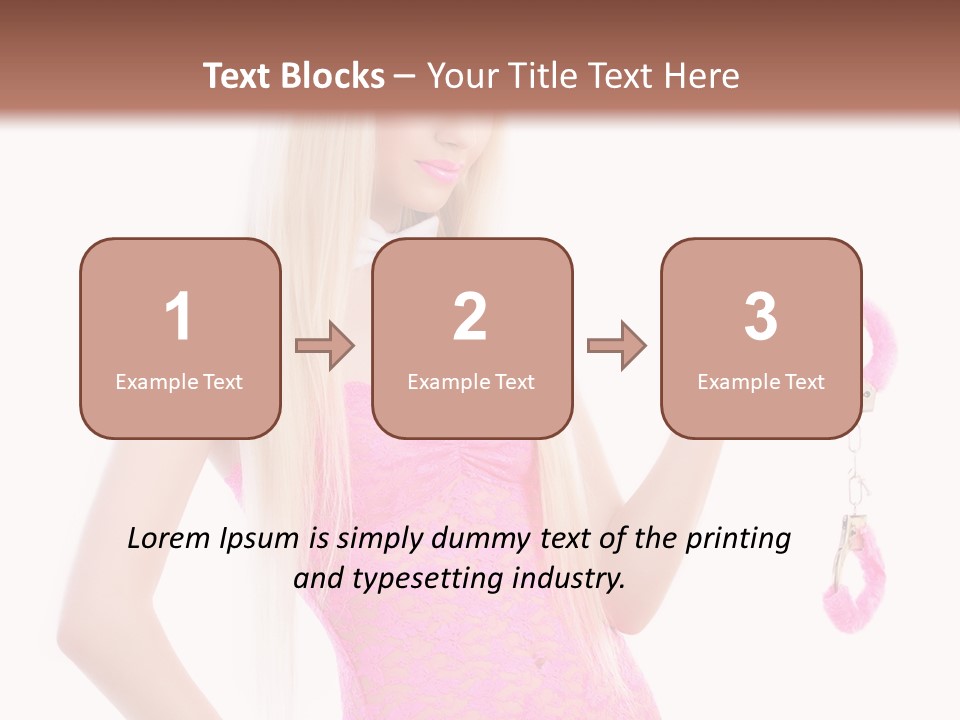 Cuffs Bowtie Natural PowerPoint Template