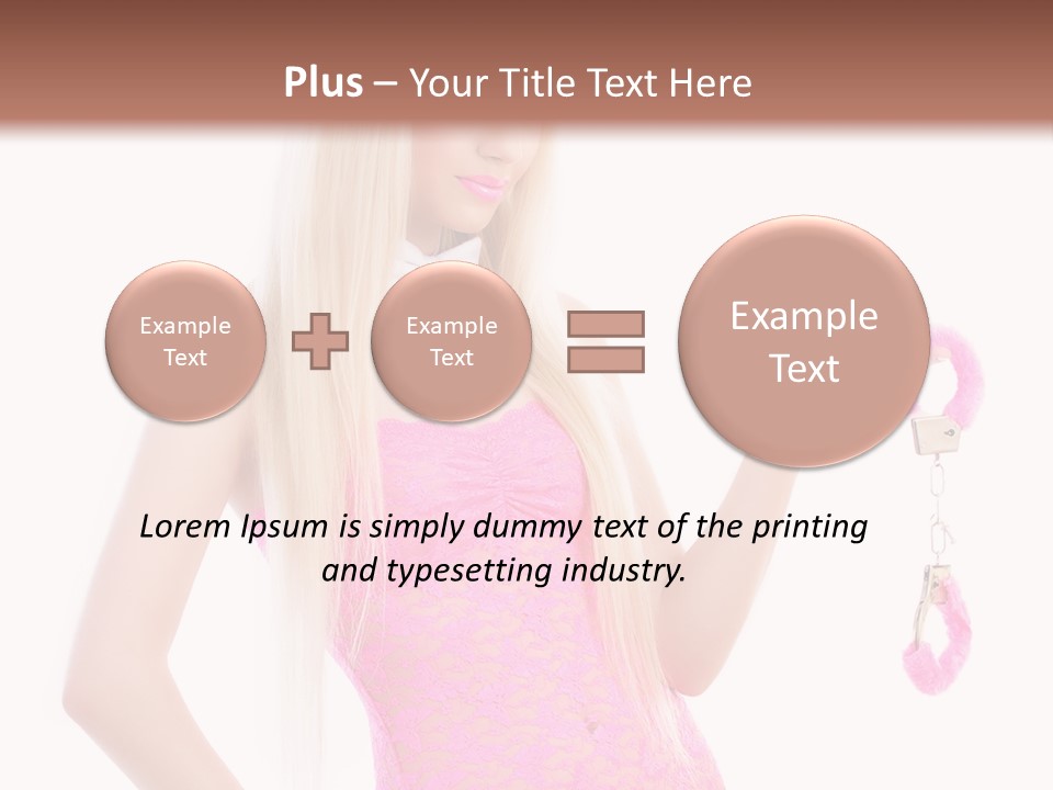 Cuffs Bowtie Natural PowerPoint Template