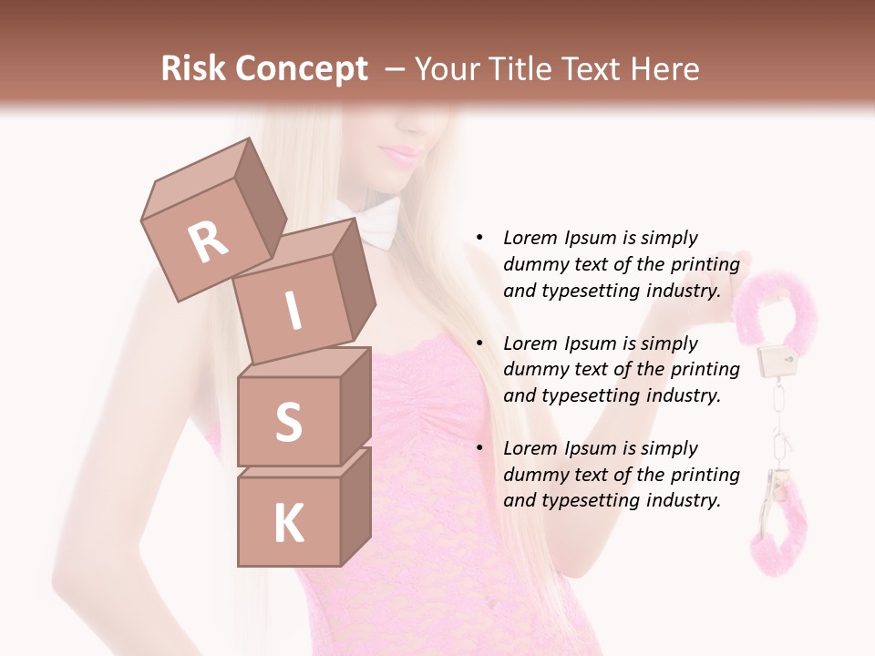 Cuffs Bowtie Natural PowerPoint Template