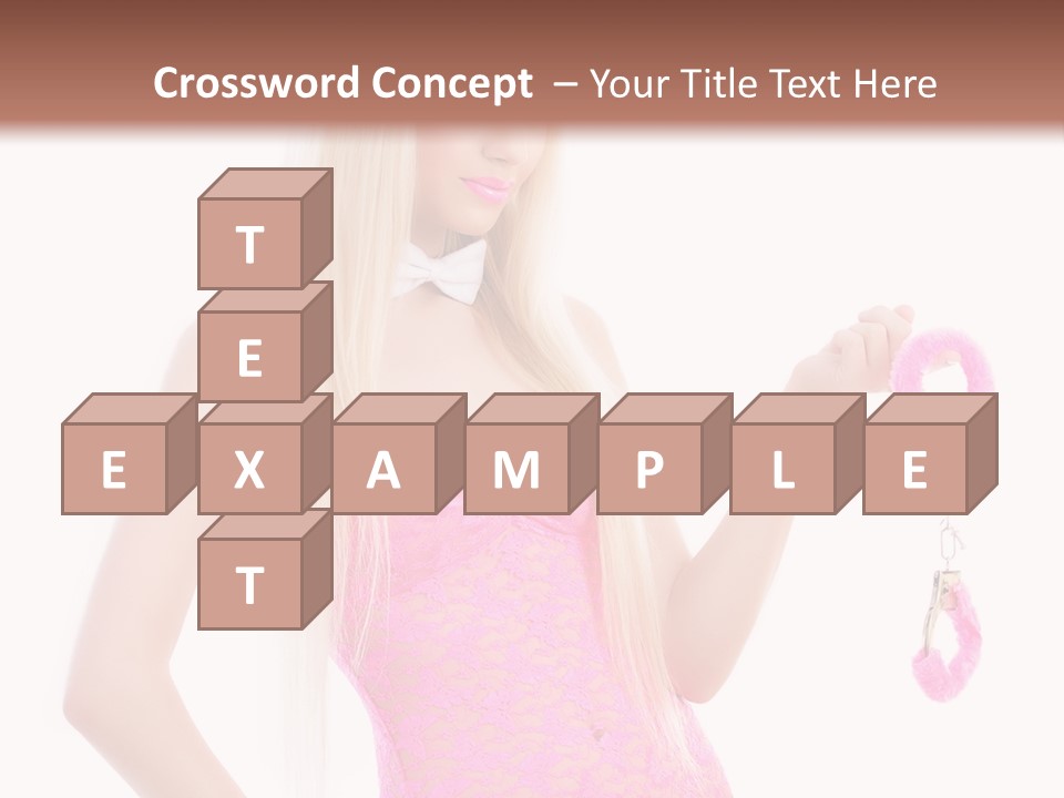 Cuffs Bowtie Natural PowerPoint Template