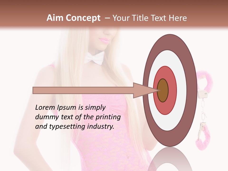 Cuffs Bowtie Natural PowerPoint Template