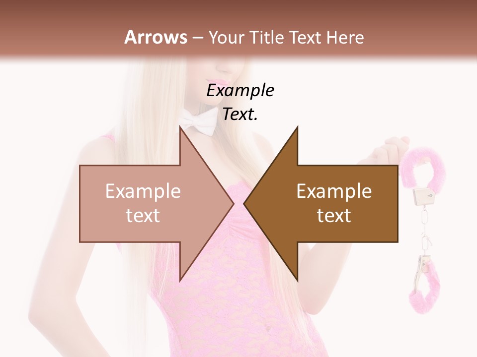 Cuffs Bowtie Natural PowerPoint Template