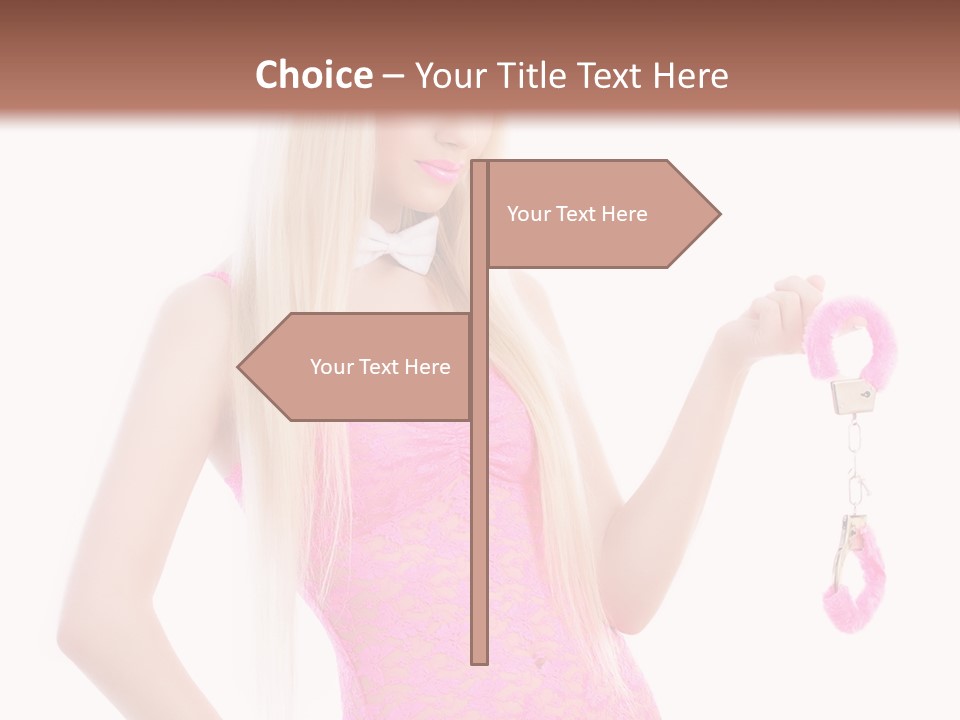 Cuffs Bowtie Natural PowerPoint Template