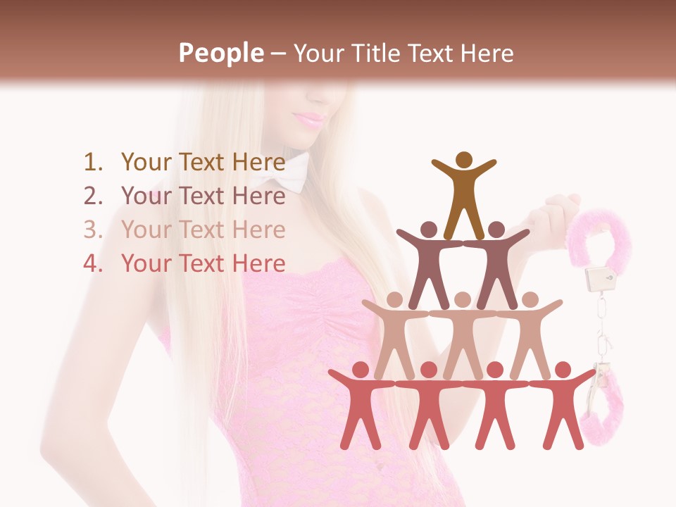 Cuffs Bowtie Natural PowerPoint Template