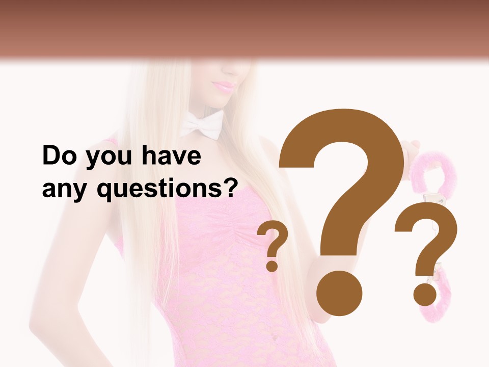 Cuffs Bowtie Natural PowerPoint Template