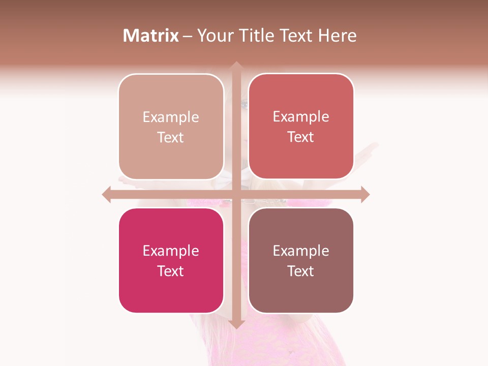 Girl Attractive Makeup PowerPoint Template