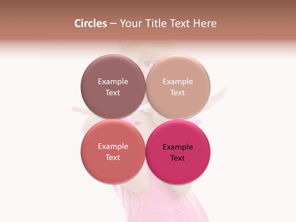 Girl Attractive Makeup PowerPoint Template