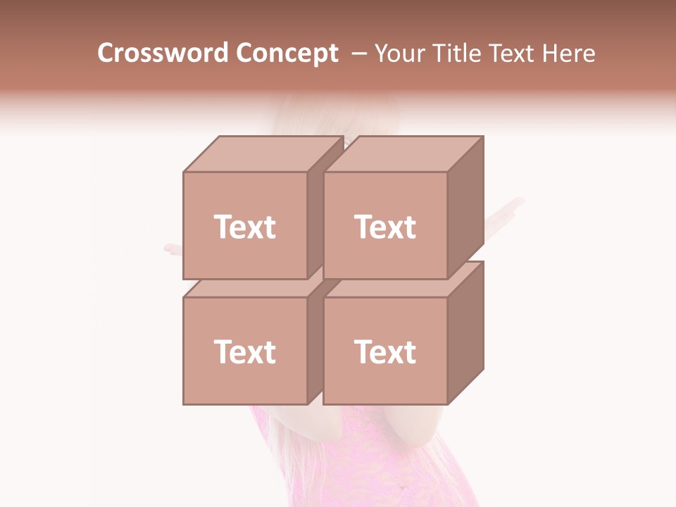 Girl Attractive Makeup PowerPoint Template