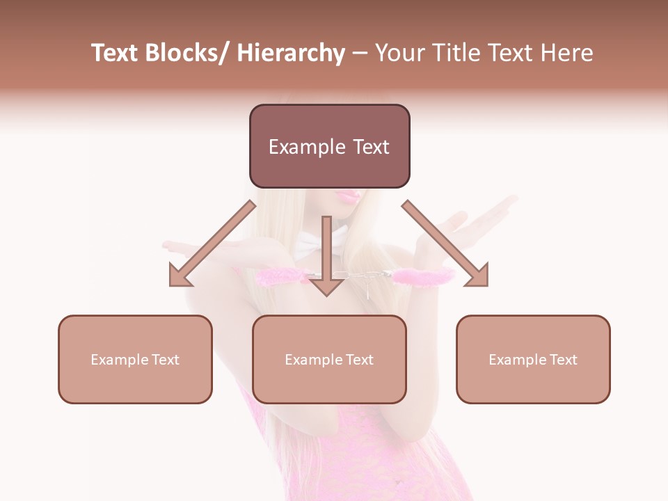 Girl Attractive Makeup PowerPoint Template