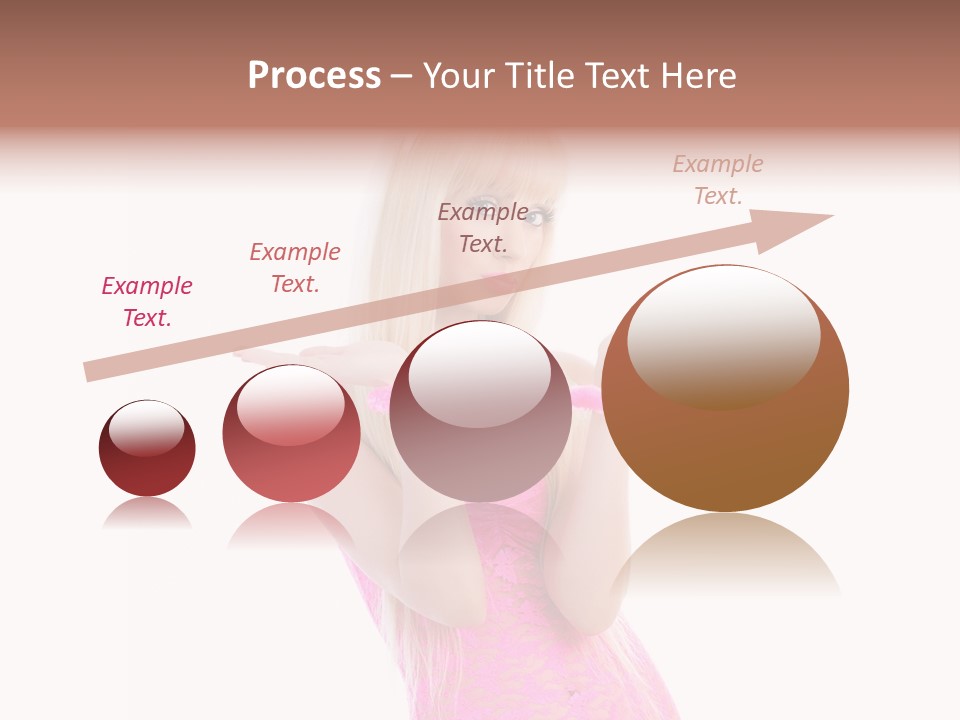 Girl Attractive Makeup PowerPoint Template