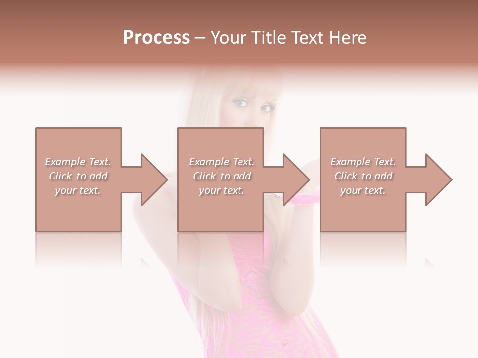 Girl Attractive Makeup PowerPoint Template