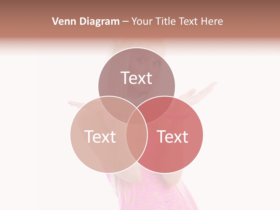 Girl Attractive Makeup PowerPoint Template