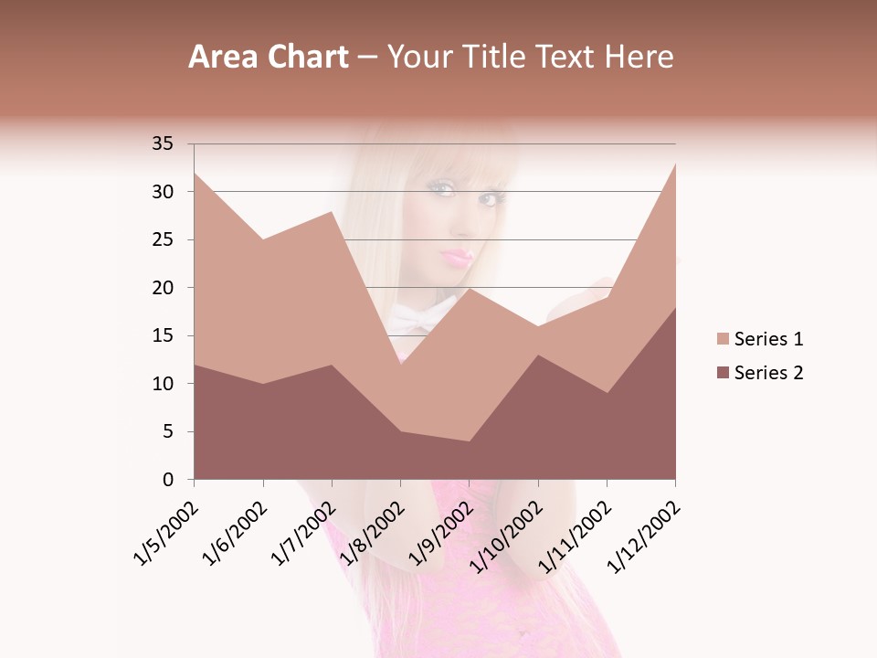 Girl Attractive Makeup PowerPoint Template