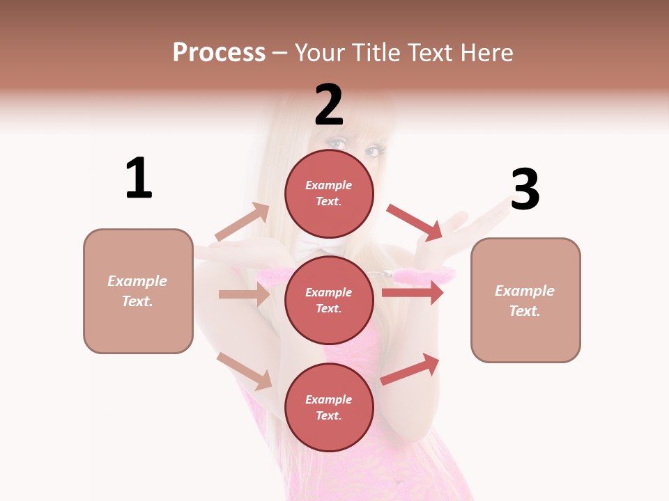 Girl Attractive Makeup PowerPoint Template