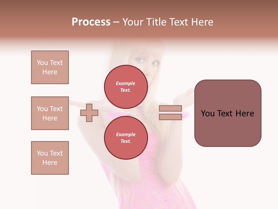 Girl Attractive Makeup PowerPoint Template