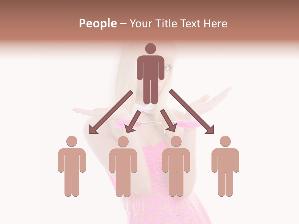 Girl Attractive Makeup PowerPoint Template