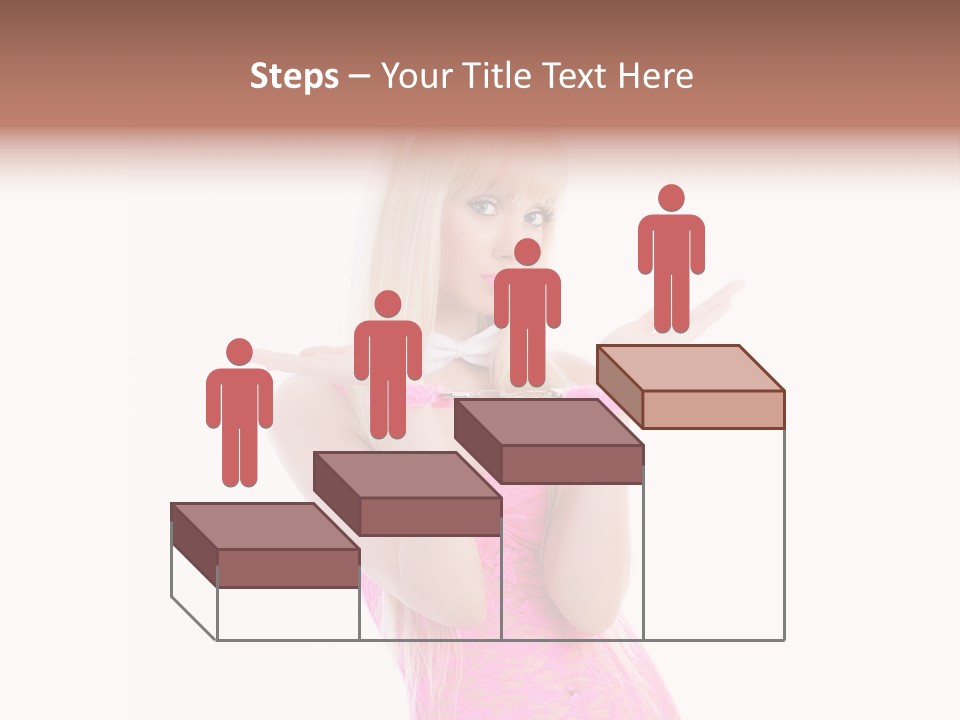 Girl Attractive Makeup PowerPoint Template