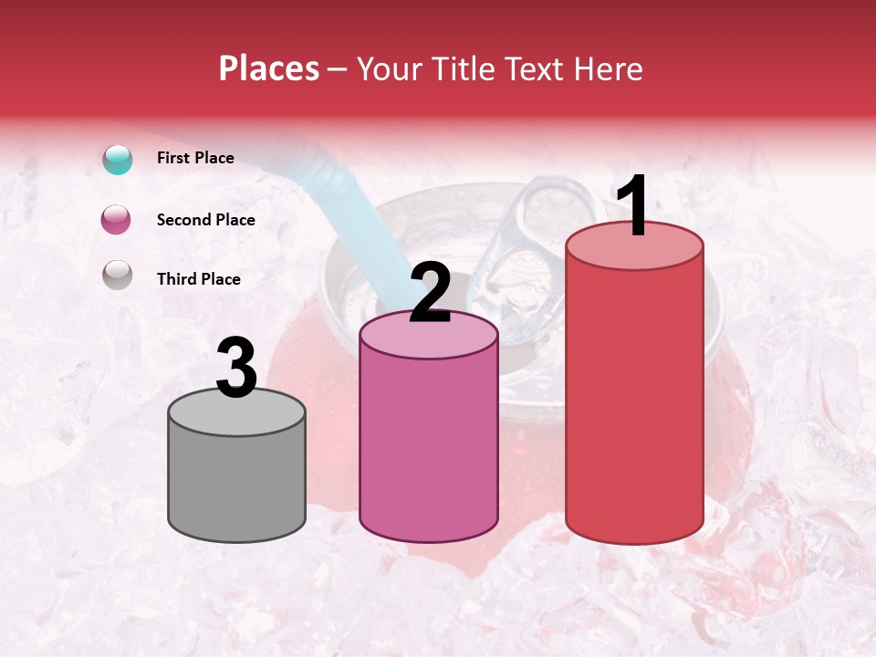 Beverage Droplets Close Up PowerPoint Template