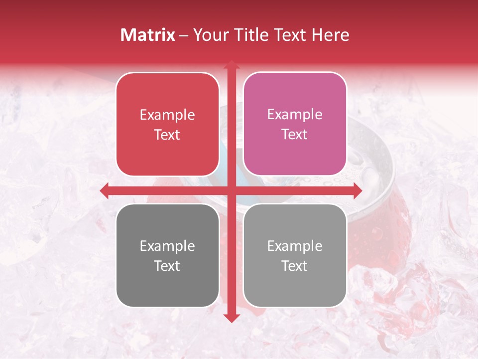 Beverage Droplets Close Up PowerPoint Template