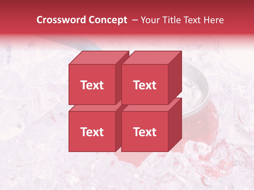 Beverage Droplets Close Up PowerPoint Template