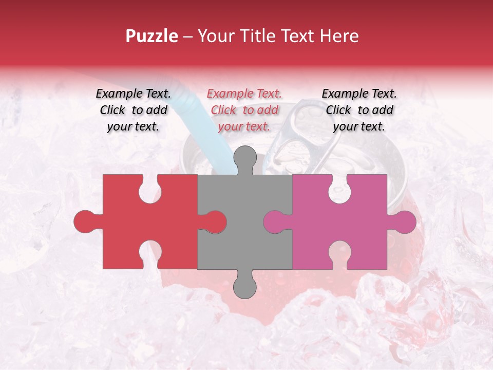 Beverage Droplets Close Up PowerPoint Template