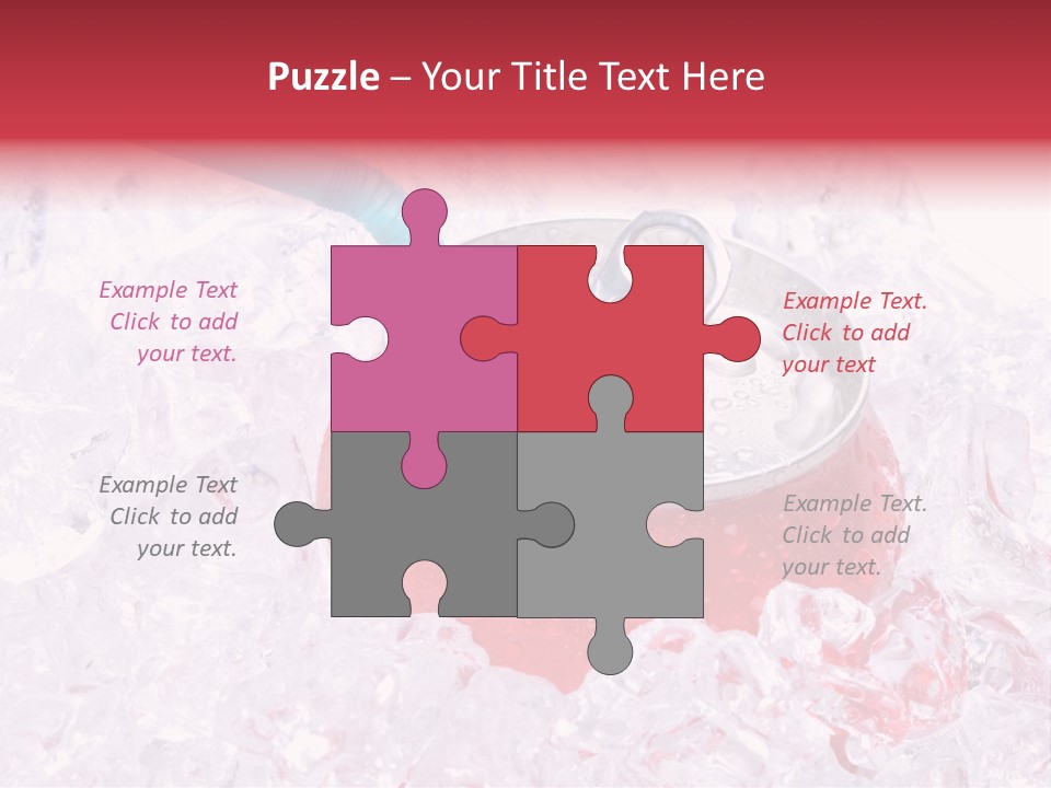 Beverage Droplets Close Up PowerPoint Template