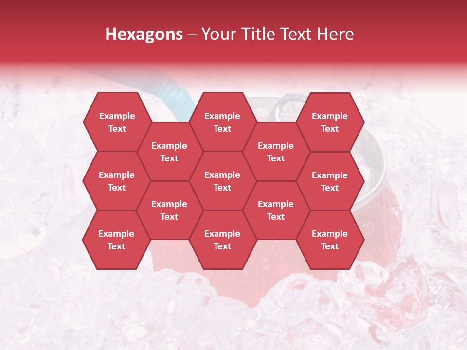 Beverage Droplets Close Up PowerPoint Template