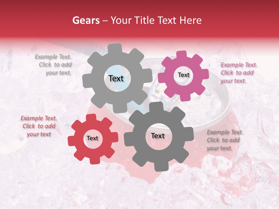 Beverage Droplets Close Up PowerPoint Template