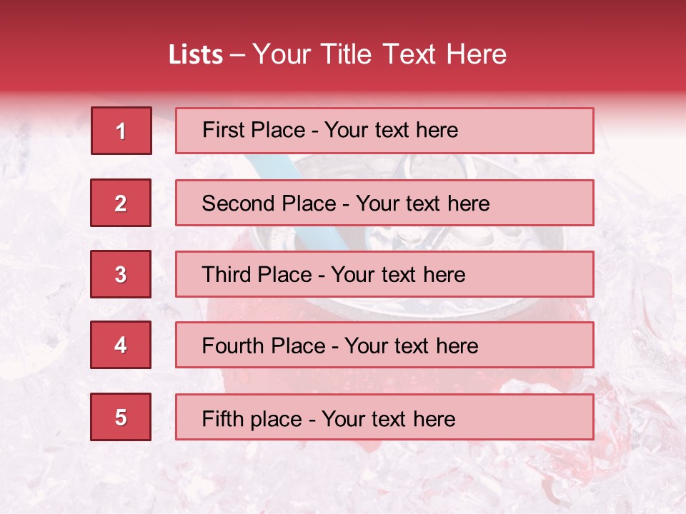 Beverage Droplets Close Up PowerPoint Template