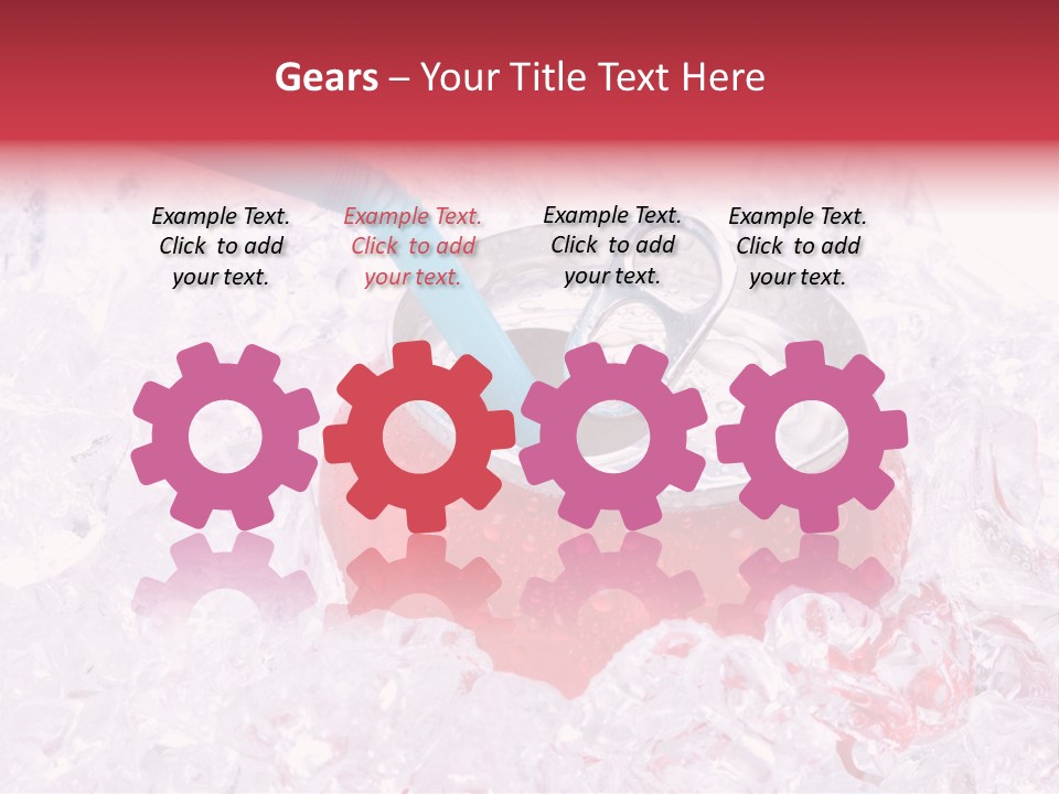 Beverage Droplets Close Up PowerPoint Template