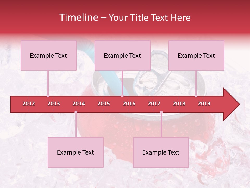 Beverage Droplets Close Up PowerPoint Template