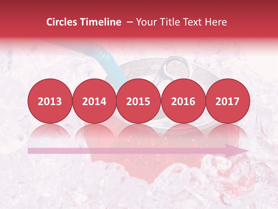 Beverage Droplets Close Up PowerPoint Template