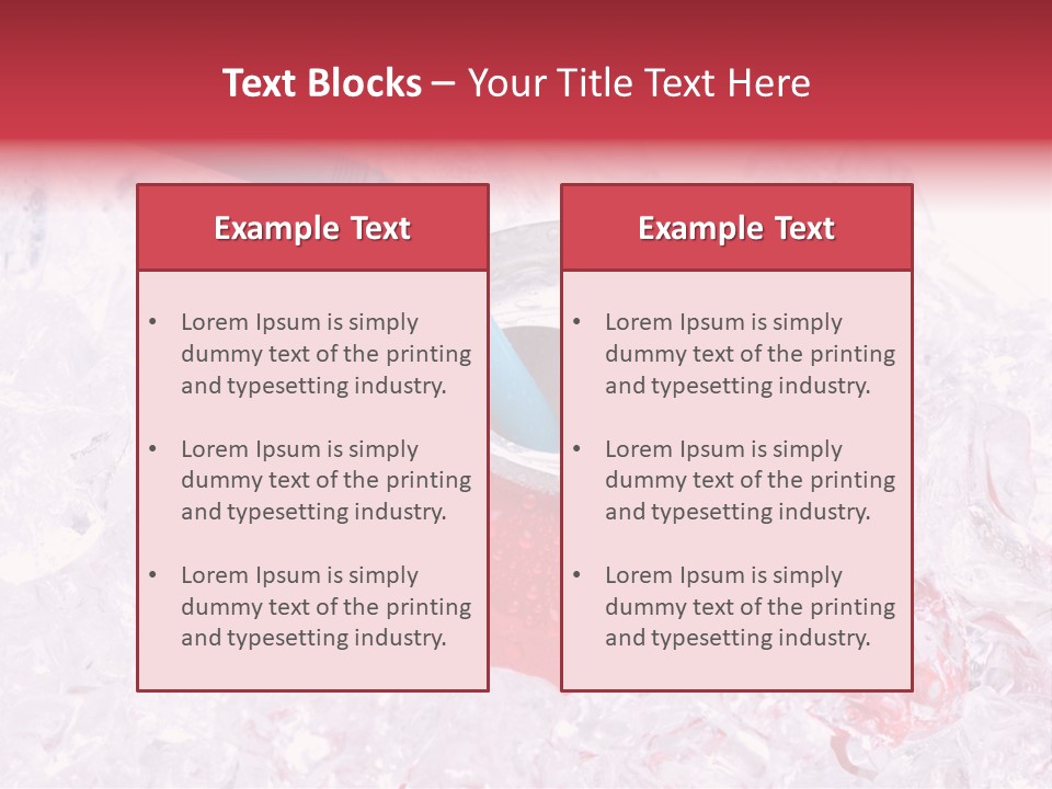 Beverage Droplets Close Up PowerPoint Template