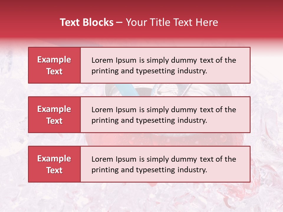 Beverage Droplets Close Up PowerPoint Template