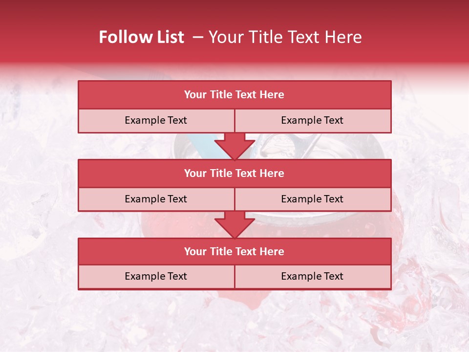 Beverage Droplets Close Up PowerPoint Template