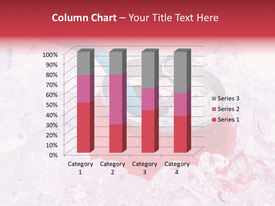 Beverage Droplets Close Up PowerPoint Template