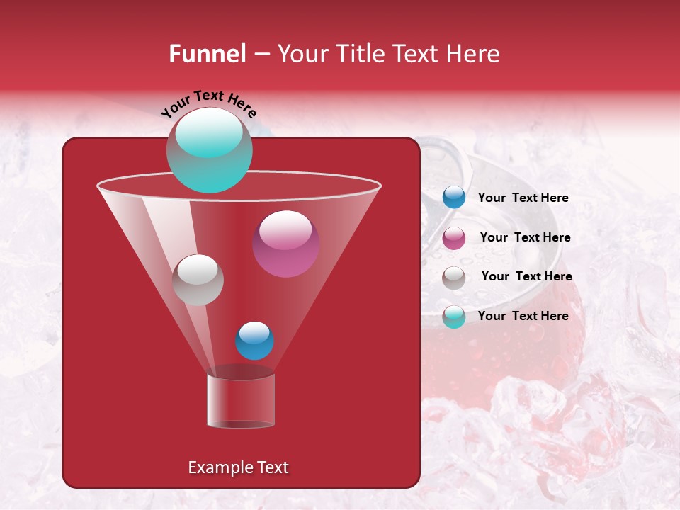 Beverage Droplets Close Up PowerPoint Template