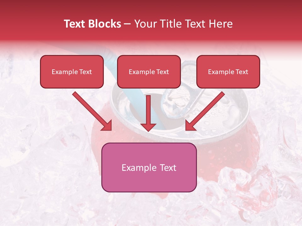 Beverage Droplets Close Up PowerPoint Template
