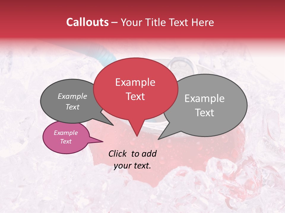 Beverage Droplets Close Up PowerPoint Template