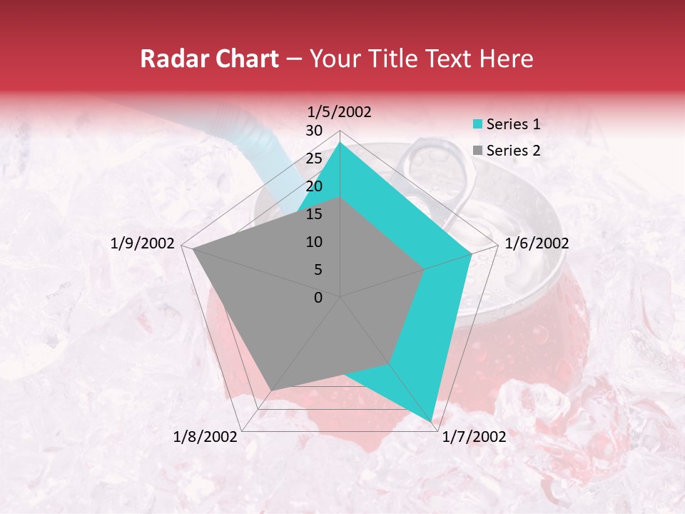 Beverage Droplets Close Up PowerPoint Template