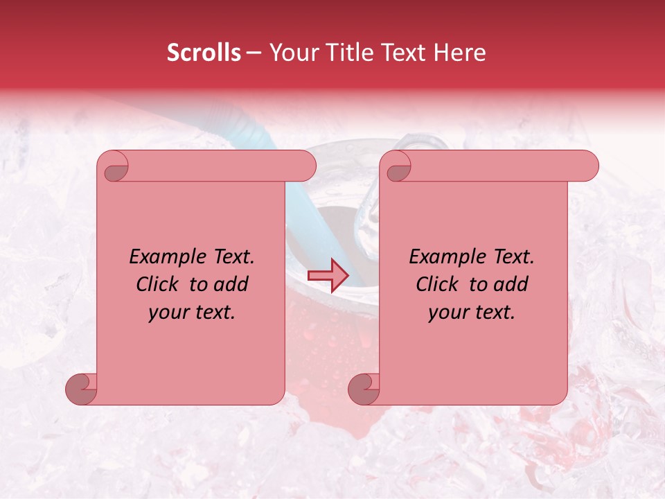 Beverage Droplets Close Up PowerPoint Template